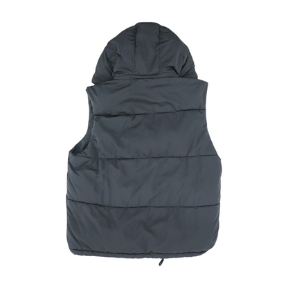 Black Solid Active Vest
