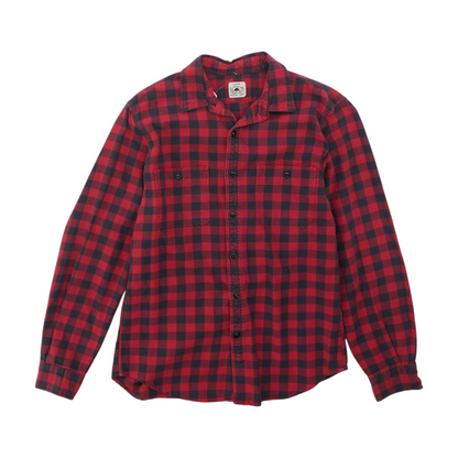 Red Check Flannel Button Down