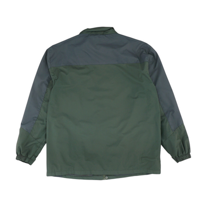 Green Color Block Jacket