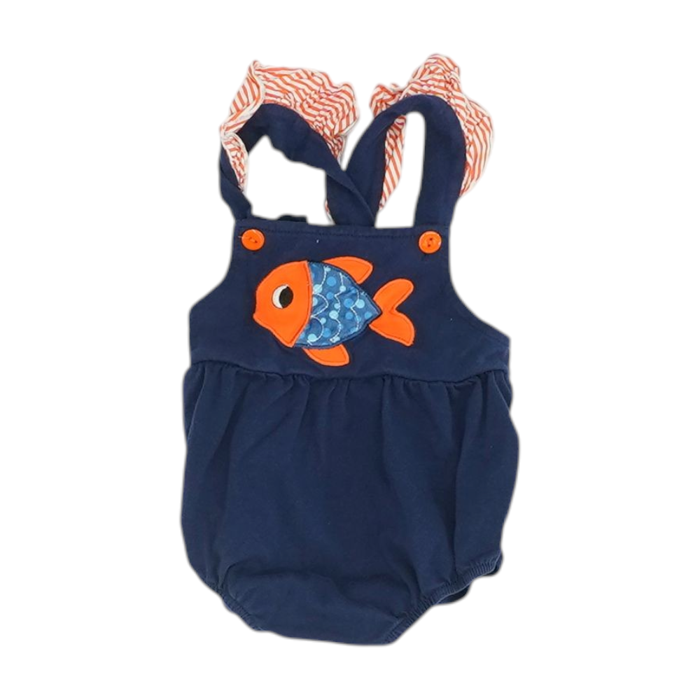 Marie Nicole Navy Sleeveless One-Piece – Image 1
