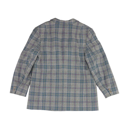 Blue Plaid Blazer
