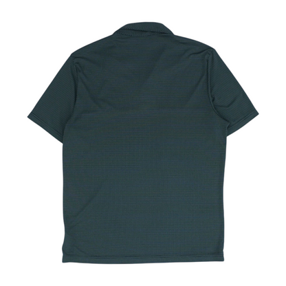 Gray Polka Dot Short Sleeve Polo