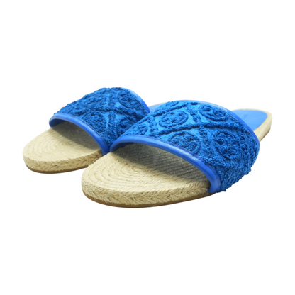 Blue Flat Sandals