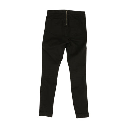 Black Solid Jeans