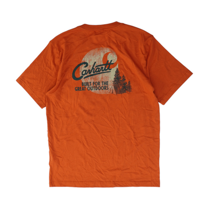 Orange Solid T-Shirt