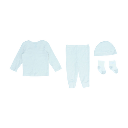 Beige Striped Long Sleeve Set