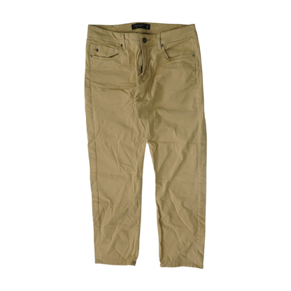 Beige Regular Pants