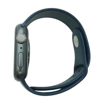 44mm Series SE Space Gray Smartwatch Blue Band M/L