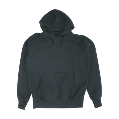 Black Solid Hoodie Pullover