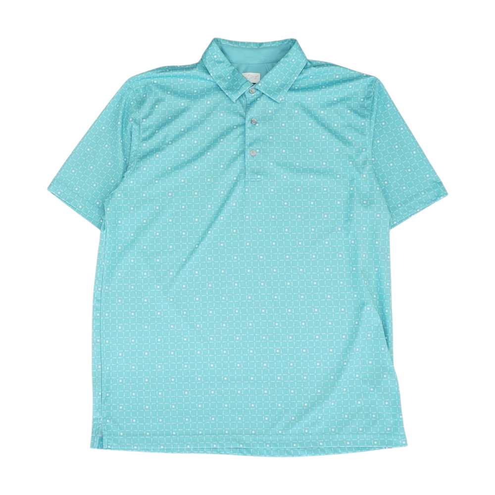 Blue Print Short Sleeve Polo