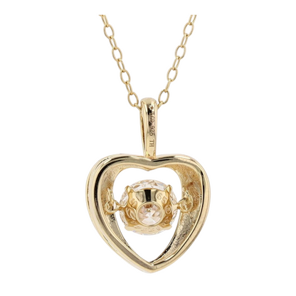 1 ctw Sterling Silver Lab Grown Diamond Pendant Necklace