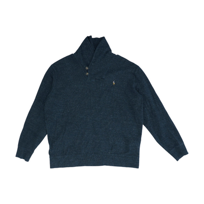 Gray Solid Pullover Sweater