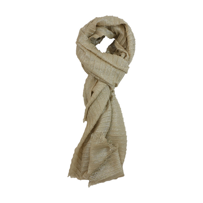 Gold Polyester Scarf