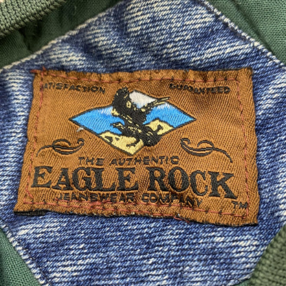 Vintage Blue Color Block Denim Jacket