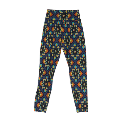 Blue Graphic Active Leggings