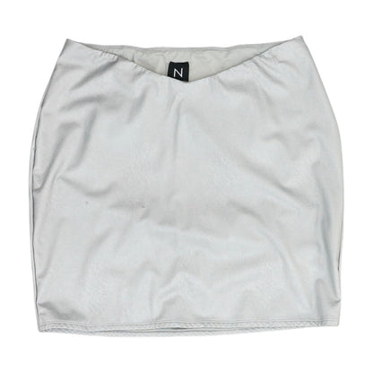 Silver Mini Skirt