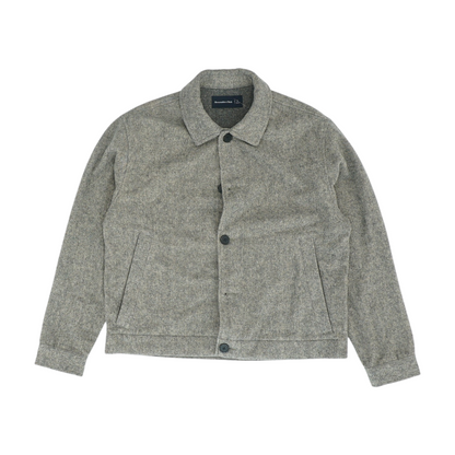 Gray Solid Jacket