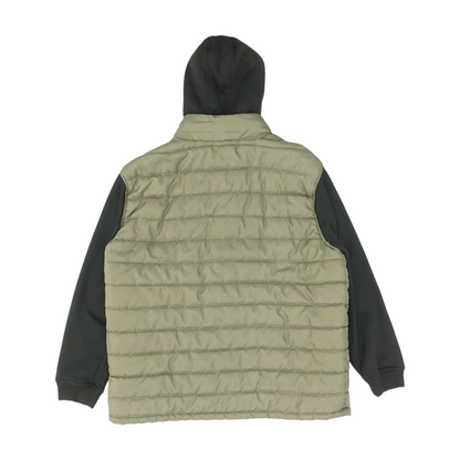 Green Color Block Jacket