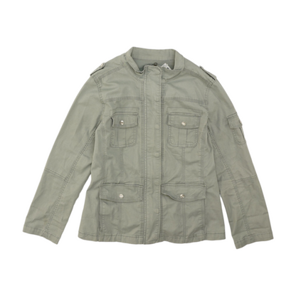 Gray Solid Jacket