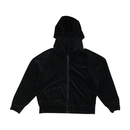Black Solid Active Jacket