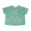 Green Plus Size Abstract Blouse