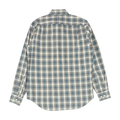 Gray Check Long Sleeve Button Down