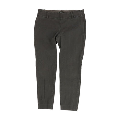 Gray Solid Dress Pants