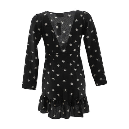 Black Misc Mini Dress