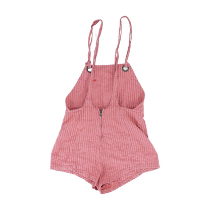 Pink Striped Romper