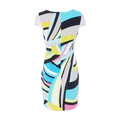 Multi Abstract Mini Dress