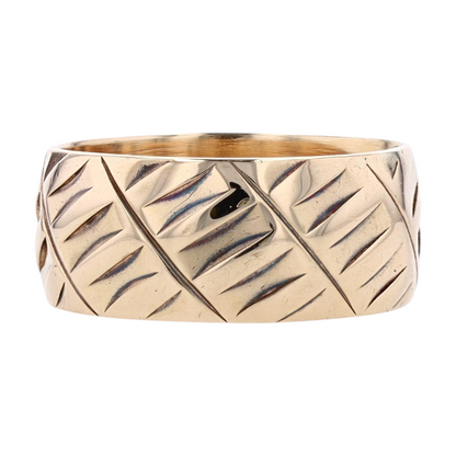 14K Yellow Gold Band Ring