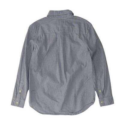 Blue Check Long Sleeve Button Down