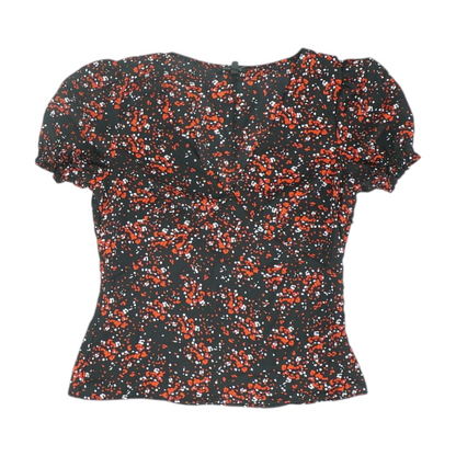 Black Print Blouse