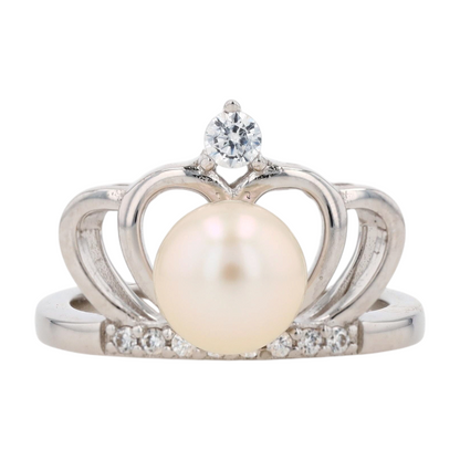 Sterling Silver Freshwater Pearl Fashion Ring