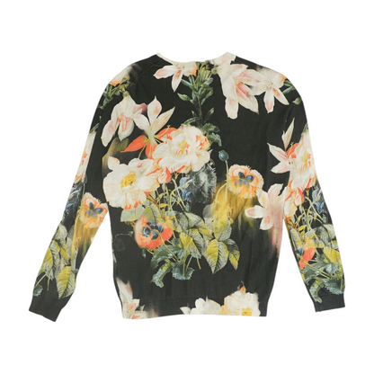 Black Floral Blouse