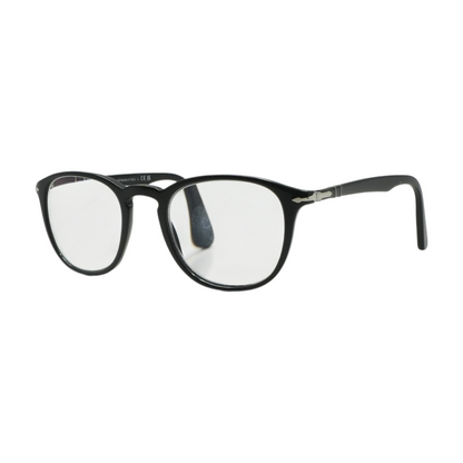 Black 3143-V Round Prescription Eyewear