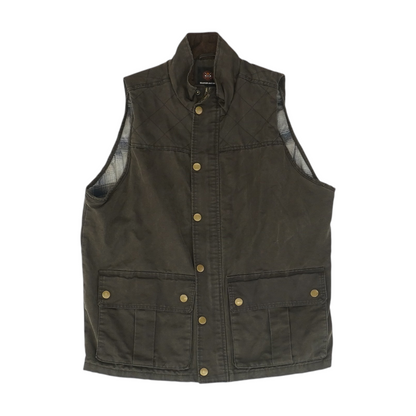 Brown Solid Vest