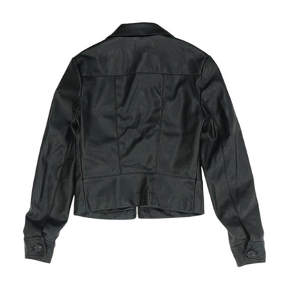 Black Faux Leather Jacket
