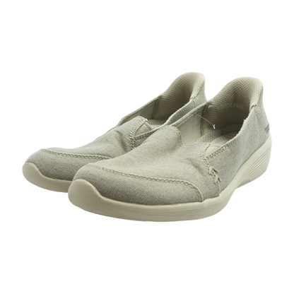 Beige Slip-On Flats