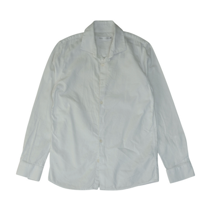 White Long Sleeve Button Down