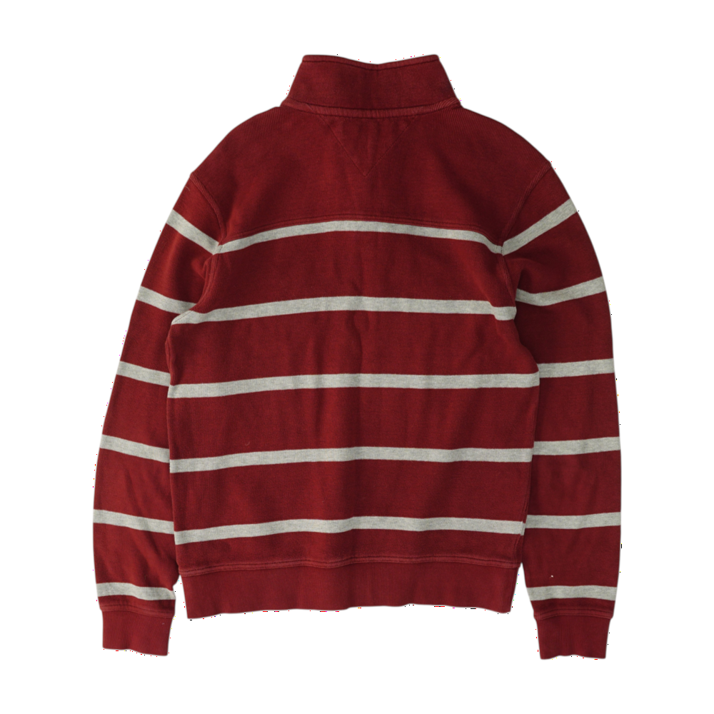 Tommy Hilfiger Red Striped Pullover Sweater – Image 2