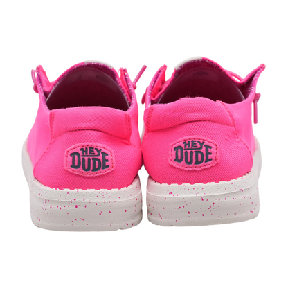 Neon Pink Casual Shoes