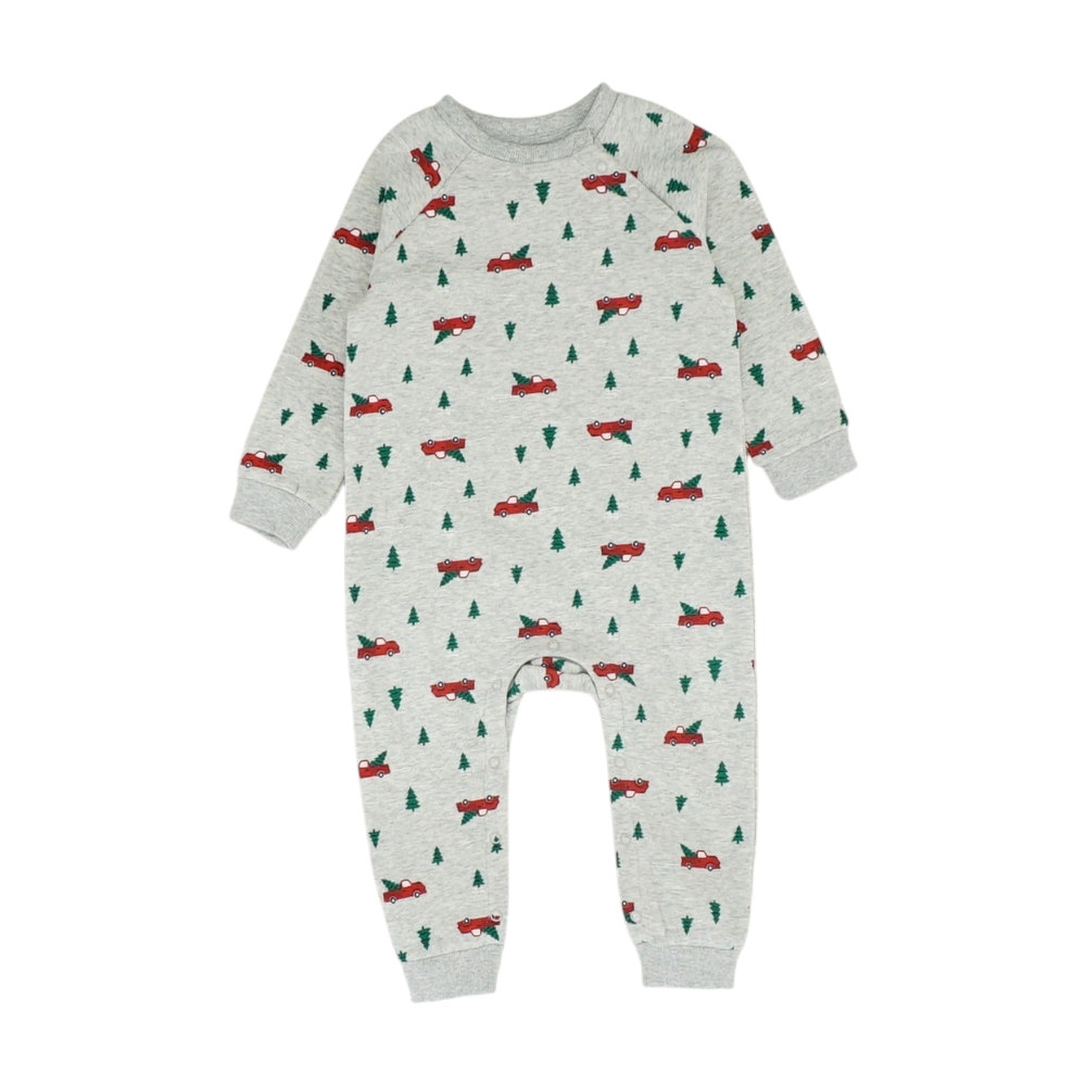 Tucker + Tate Gray Print One-Piece – Image 1