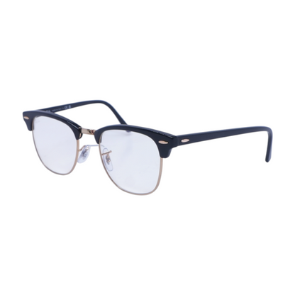 Ray-Ban Black Clubmaster Browline Prescription Eyewear – Image 1