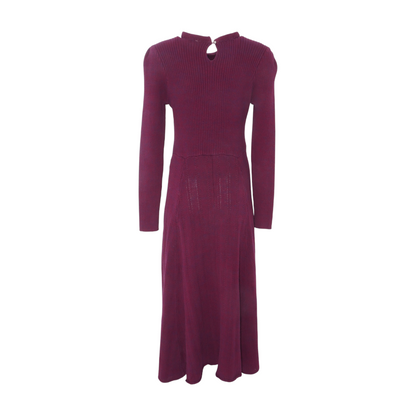 Burgundy Midi Dress
