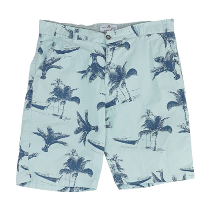 Blue Tropical Chino Shorts