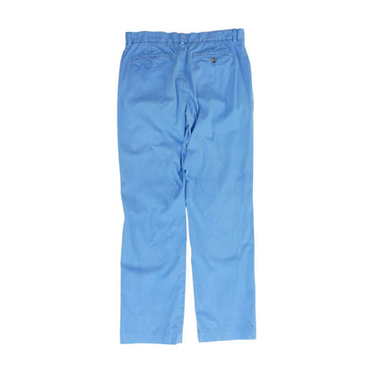 Blue Solid Chino Pants