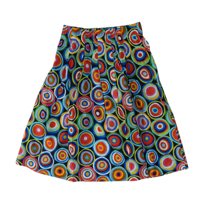 Multi Polka Dot Midi Skirt