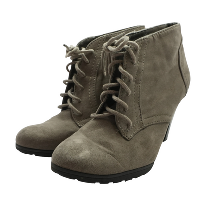 Gray Ankle Boots