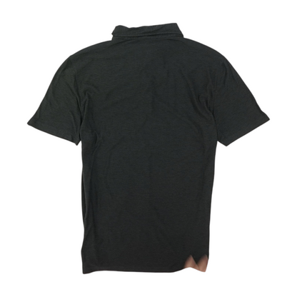Charcoal Solid Short Sleeve Polo
